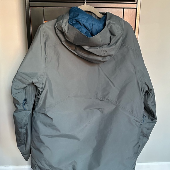 Patagonia M's Powder Town Insulated Coat- Medium- Nouveau Green Gray - Picture 4 of 6